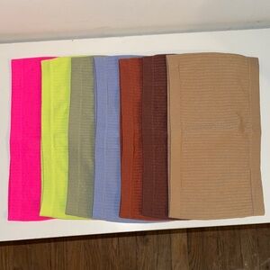 Multicolor Women's tube top Set